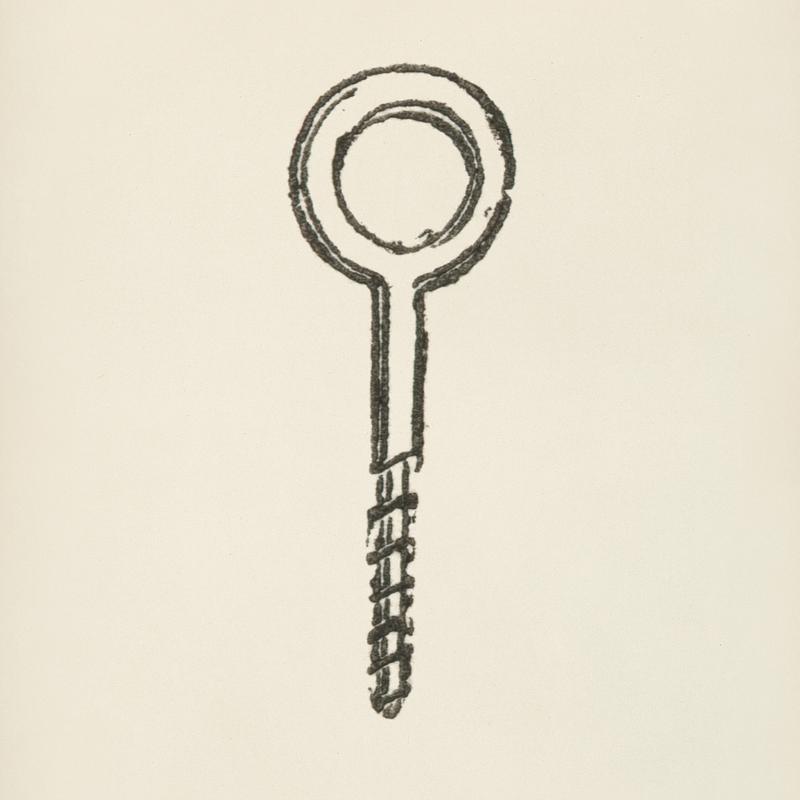Hook screw icon from L'ornement Polychrome (1888) by Albert Racinet (1825–1893). Digitally enhanced from our own original 1888 edition. Hook screw icon from L'ornement Polychrome (1888) by Albert Racinet (1825–1893). Digitally enhanced from our own…