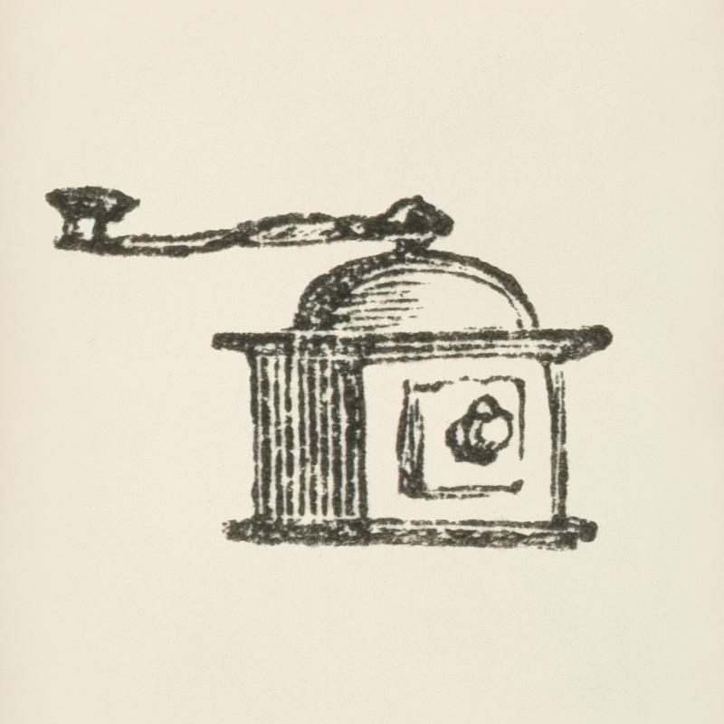 Coffee grinder icon from L'ornement Polychrome (1888) by Albert Racinet (1825–1893). Digitally enhanced from our own original 1888 edition. Coffee grinder icon from L'ornement Polychrome (1888) by Albert Racinet (1825–1893). Digitally enhanced from our own…