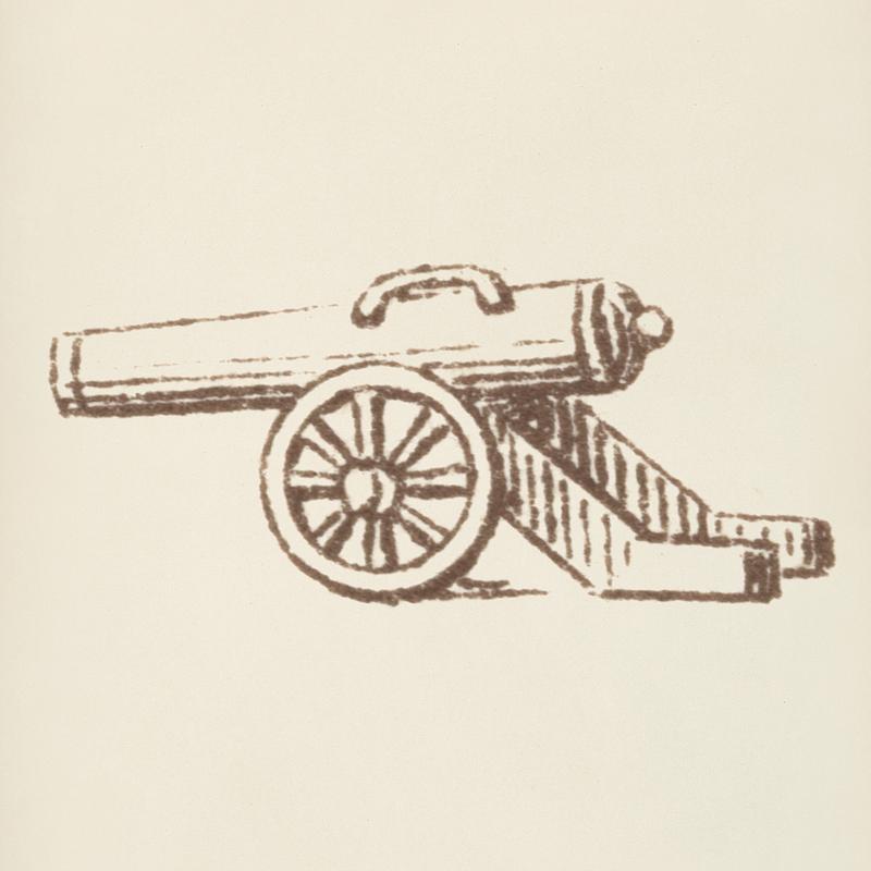 Cannon icon from L'ornement Polychrome (1888) by Albert Racinet (1825–1893). Digitally enhanced from our own original 1888 edition. Cannon icon from L'ornement Polychrome (1888) by Albert Racinet (1825–1893). Digitally enhanced from our own original…