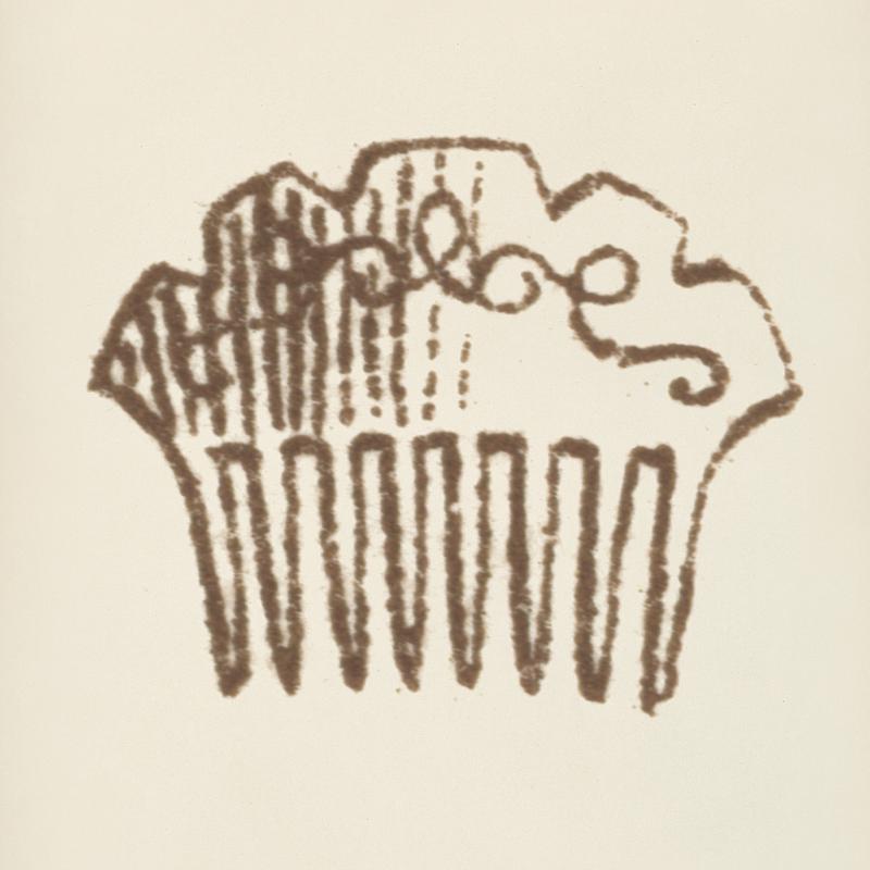Decorative comb icon from L'ornement Polychrome (1888) by Albert Racinet (1825–1893). Digitally enhanced from our own original 1888 edition. Decorative comb icon from L'ornement Polychrome (1888) by Albert Racinet (1825–1893). Digitally enhanced from our own…