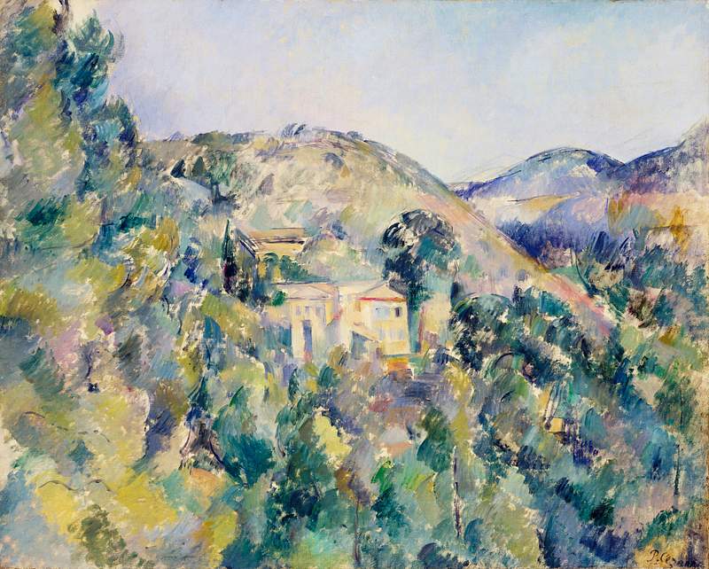 View of the Domaine Saint-Joseph | Free public domain illustration View of the Domaine Saint-Joseph (late 1880s) by Paul Cézanne. Original from The MET Museum. Digitally enhanced by…