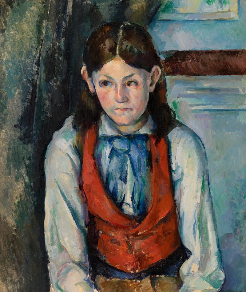 Boy in a Red Vest by Paul Cézanne Boy in a Red Vest (Le Garçon au gilet rouge) (ca. 1888–1890) by Paul Cézanne. Original from Original from…