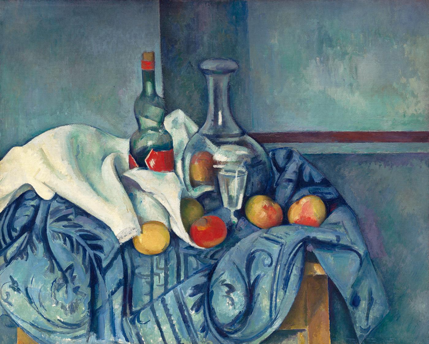 The Peppermint Bottle (ca. 1893–1895) by Paul Cézanne. Original from The National Gallery of Art. Digitally... The Peppermint Bottle (ca. 1893–1895) by Paul Cézanne. Original from The National Gallery of Art. Digitally...