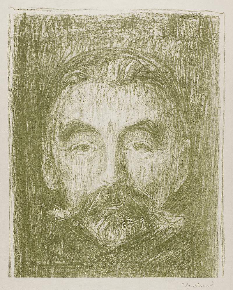 Stéphane Mallarmé (1897) by Edvard Munch. Original from The Art Institute of Chicago. Digitally enhanced by…
