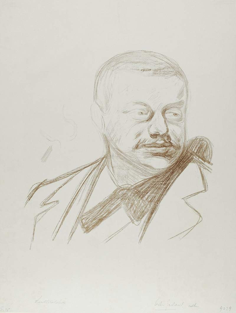 Gunnar Heiberg (1896) by Edvard Munch. Original from The Art Institute of Chicago. Digitally enhanced by rawpixel.