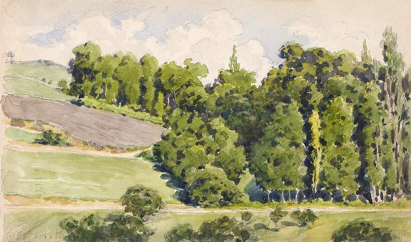 Sketchbook (ca. 1883–1887) painting in high resolution by Gustave Caillebotte. Original from The Art Institute of…