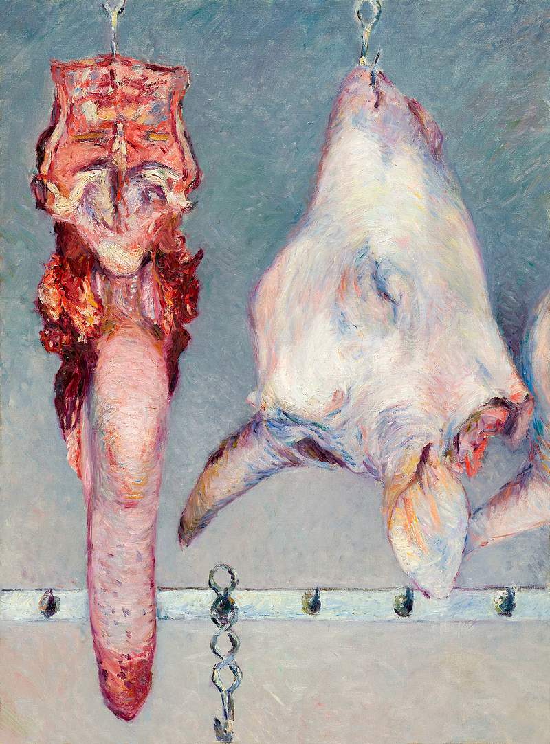 Calf’s Head and Ox Tongue (ca. 1882) painting in high resolution by Gustave Caillebotte. Original from The Art…
