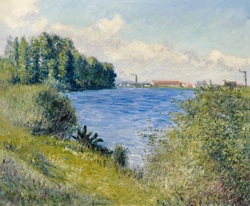 The Seine at Argenteuil (ca. 1892) painting in high resolution by Gustave Caillebotte. Original from The Clark Art Institute.…