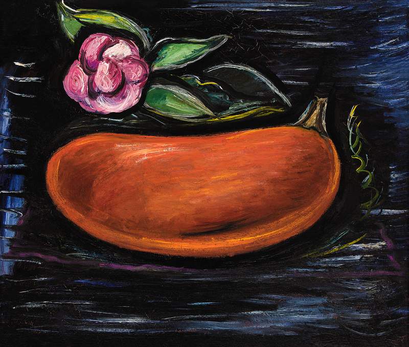 Still Life (1931–1933) painting in high resolution by Marsden Hartley. Original from Smithsonian Institution. Digitally…