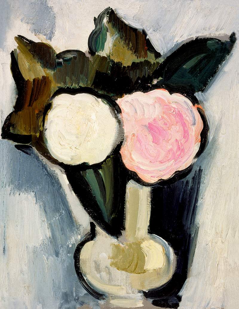 Pink and White Flowers in a Vase (1929) painting in high resolution by Marsden Hartley. Original from Smithsonian Institution. Digitally enhanced by rawpixel. Pink and White Flowers in a Vase (1929) painting in high resolution by Marsden Hartley. Original from Smithsonian…