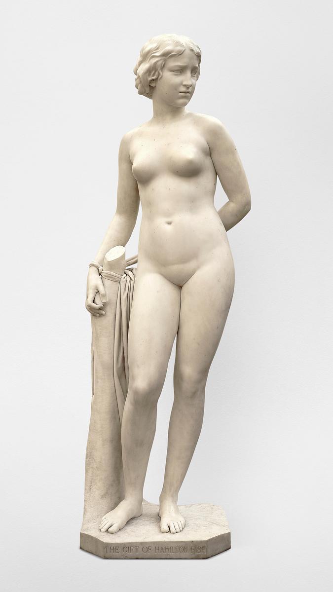 Sensual nude sculpture, The White Captive… | Free public domain illustration Sensual nude sculpture, The White Captive (1857–1858; carved 1858–1859) by Erastus Dow Palmer Original from The…