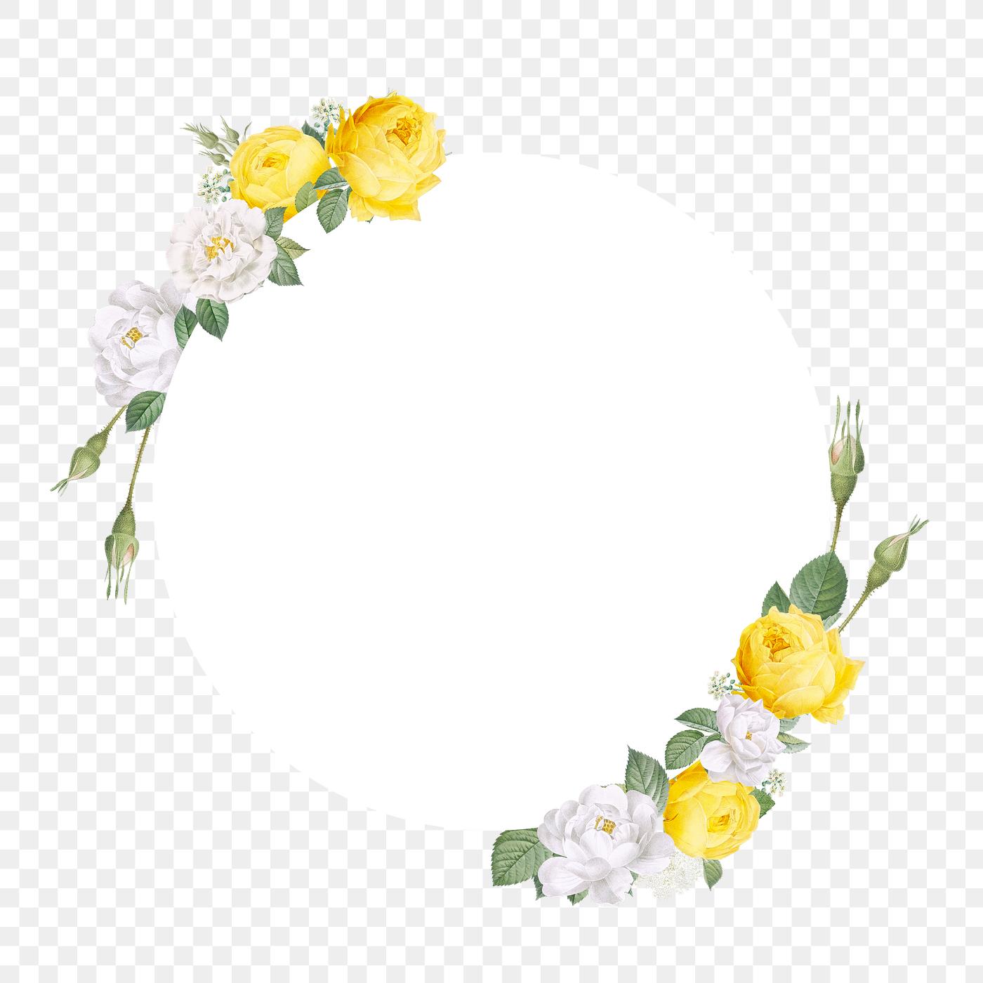 Floral design wedding invitation mockup | Royalty free transparent png - 581013