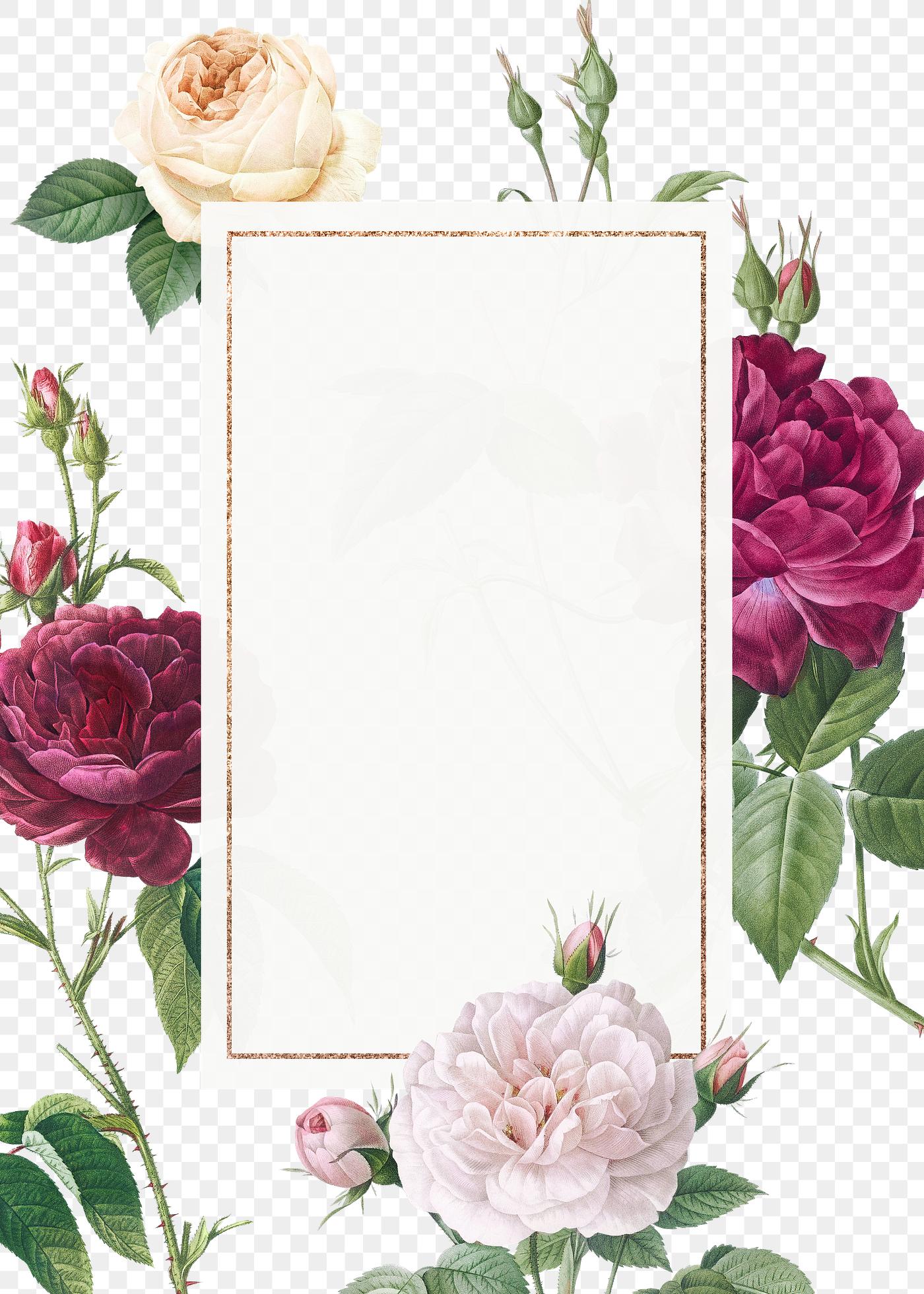 Download Floral design wedding invitation mockup | Royalty free ...