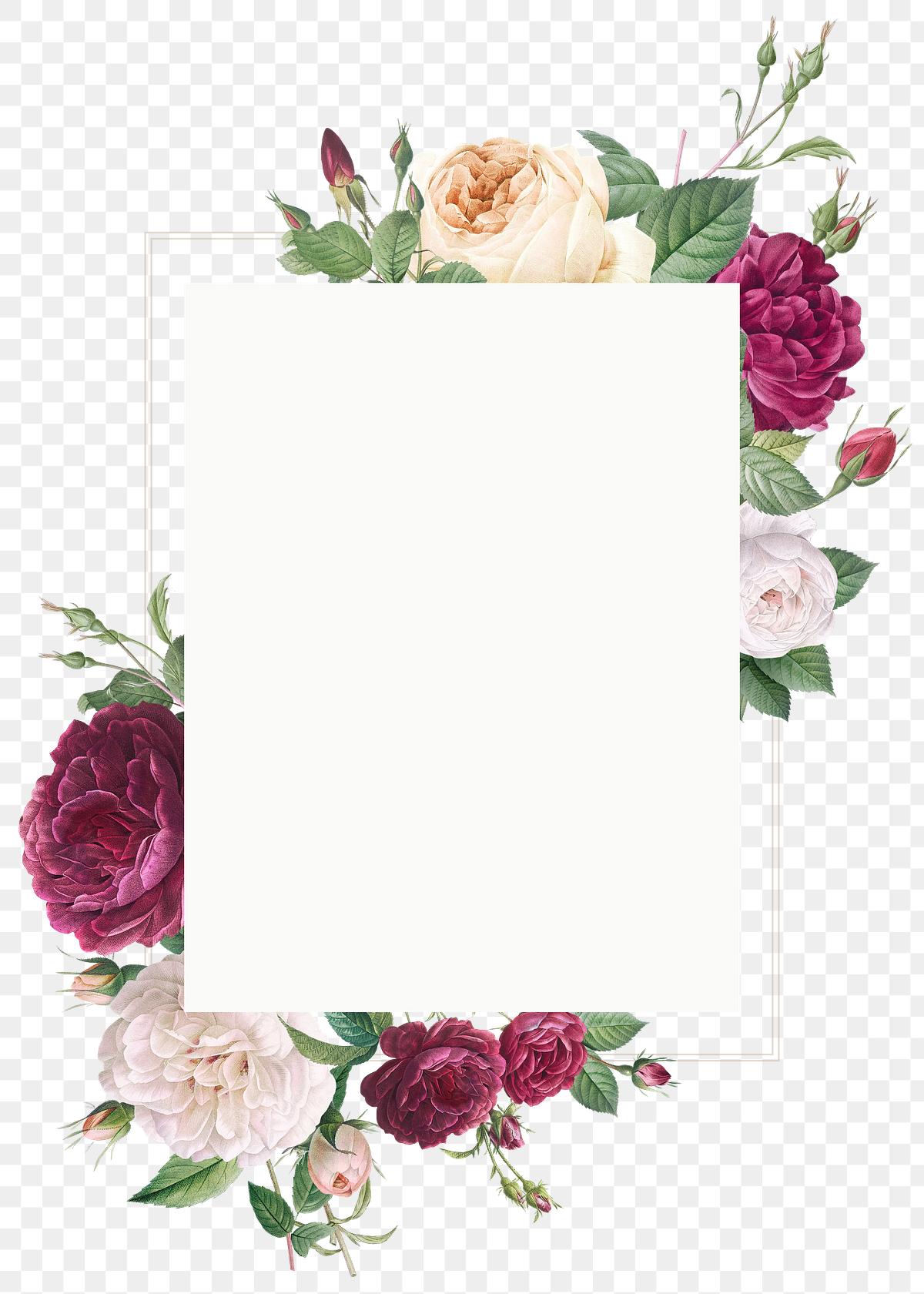 Floral design wedding invitation mockup | Royalty free ...