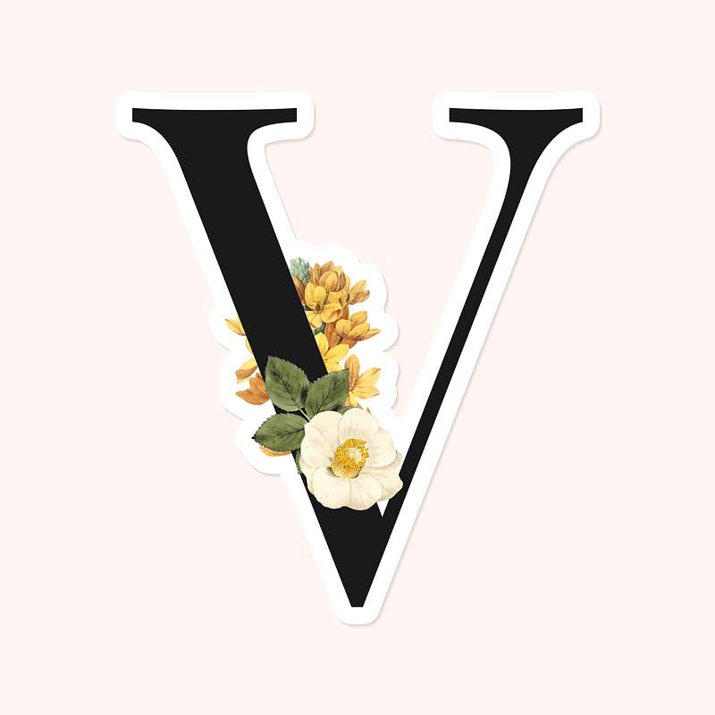 Floral Letter V Font Images Free Vectors, PNGs, Mockups & Backgrounds rawpixel Floral Letter V Font Images Free Vectors, PNGs, Mockups & Backgrounds rawpixel