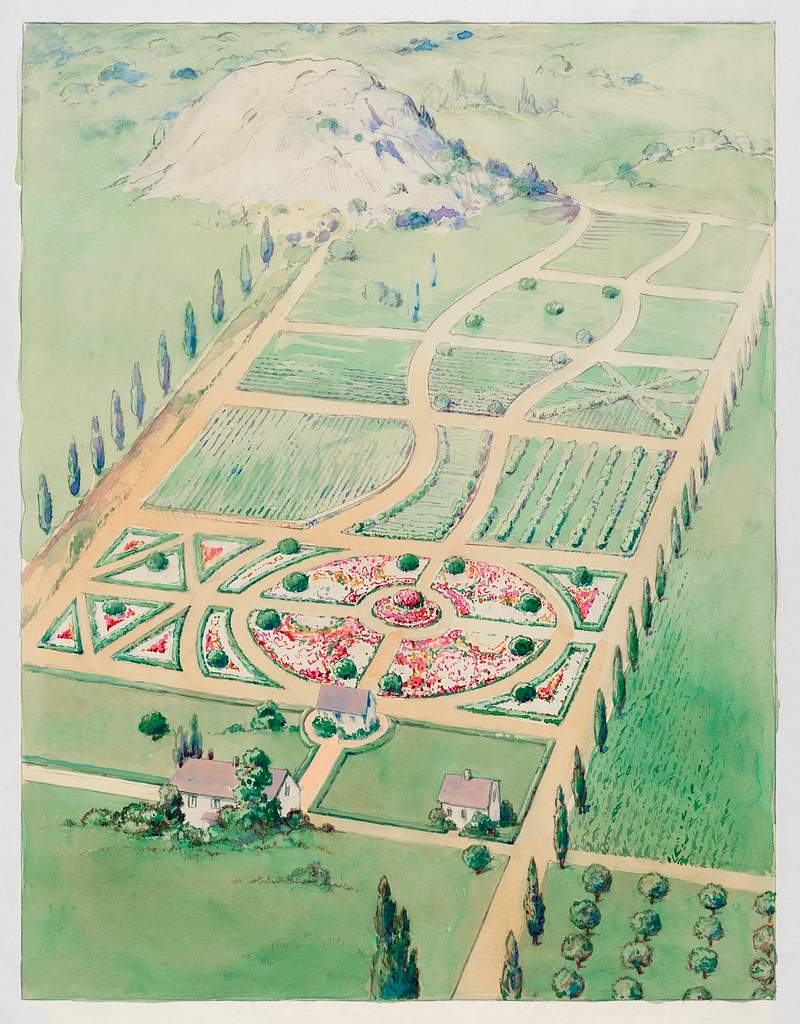A. Elliot Estate (1936) by Gilbert Sackerman. Original from The National Gallery of Art. Digitally enhanced by rawpixel.