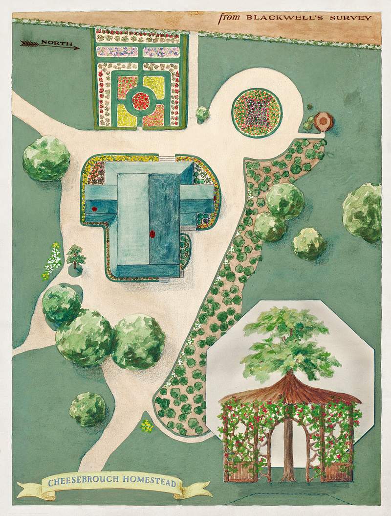 Cheeseborough Estate (1936) by Helen Miller. Original from The National Gallery of Art. Digitally enhanced by rawpixel.