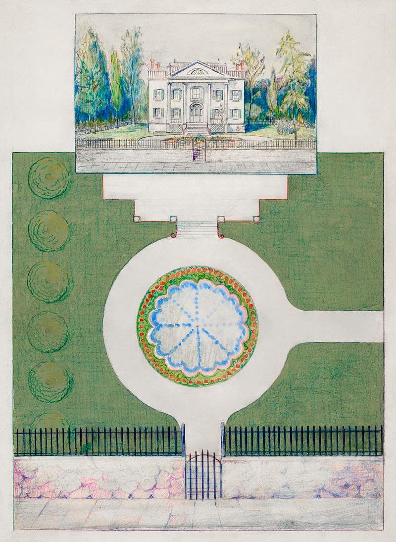 Coster House (1936) by Meyer Goldbaum. Original from The National Gallery of Art. Digitally enhanced by rawpixel.