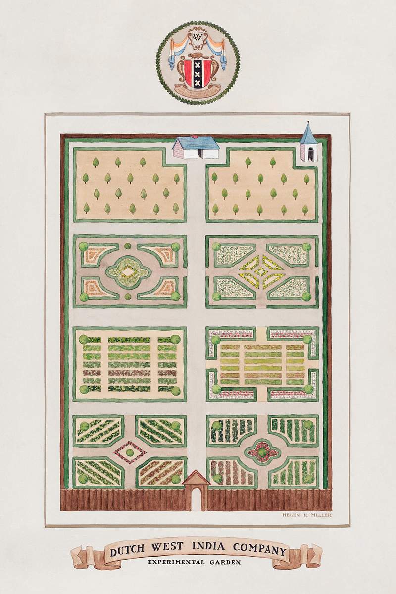 Dutch West India Company (1936) by Helen Miller. Original from The National Gallery of Art. Digitally enhanced by rawpixel.