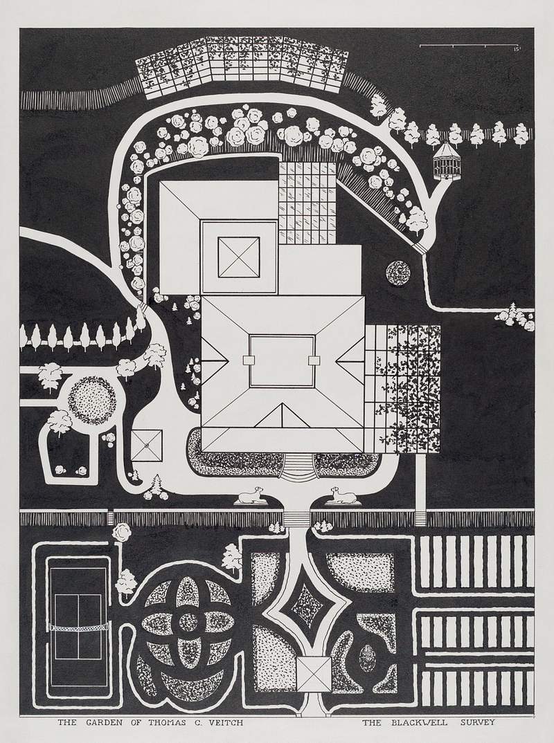 Garden of Thomas Veitch (1936) by Helen Miller, William Merklin and Gilbert Sackerman . Original from The National Gallery of…