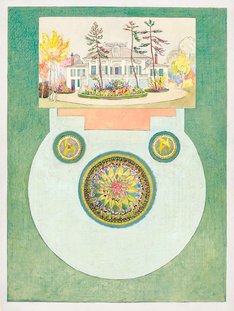 Ingraham Residence (1936) by William Merklin. Original from The National Gallery of Art. Digitally enhanced by rawpixel.