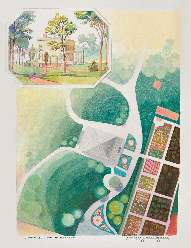 J. Audubon Estate (1936) by George Stonehill and Gilbert Sackerman. Original from The National Gallery of Art. Digitally…