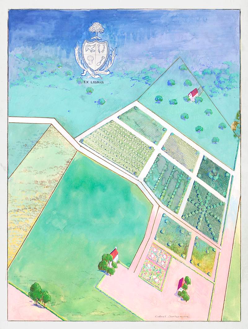 J. Dyckman Estate (1936) by Gilbert Sackerman. Original from The National Gallery of Art. Digitally enhanced by rawpixel.