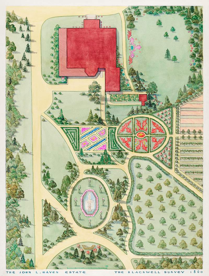 John A. Haven Estate (1936) by Tabea Hosier, William Merklin and Gilbert Sackerman. Original from The National Gallery of…