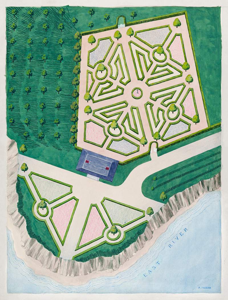 Ketteltas Estate (1936) by Helen Miller. Original from The National Gallery of Art. Digitally enhanced by rawpixel.