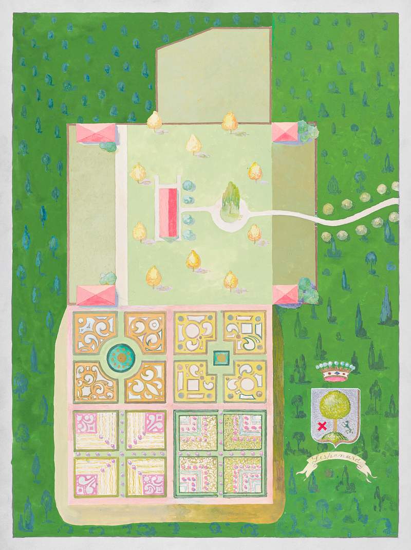 Lispenard's Estate and Gardens (1936) by George Stonehill. Original from The National Gallery of Art. Digitally enhanced by…