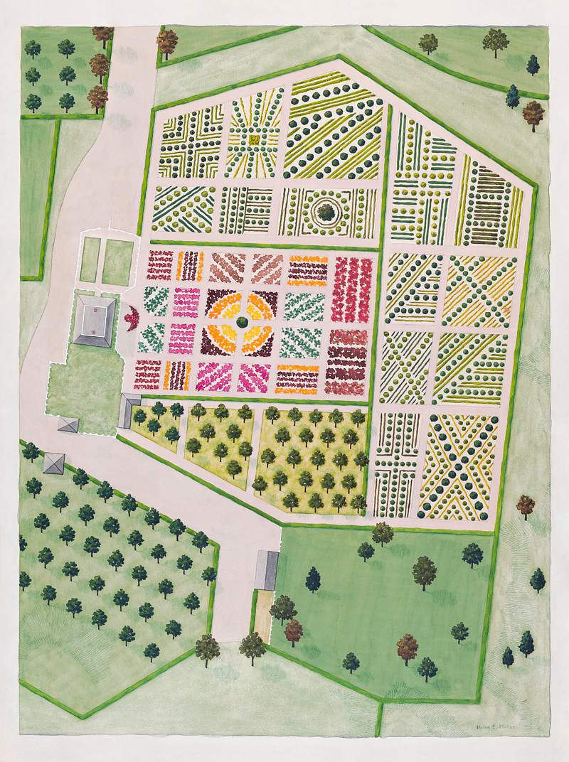 Nicholas Bayard Estate (1936) by Helen Miller. Original from The National Gallery of Art. Digitally enhanced by rawpixel.