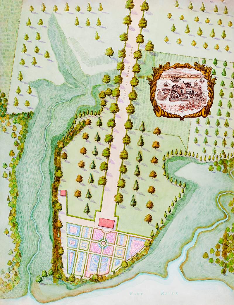 P. Stuyvesant Estate or Petersfield" (1936) by Tabea Hosier. Original from The National Gallery of Art. Digitally enhanced by…