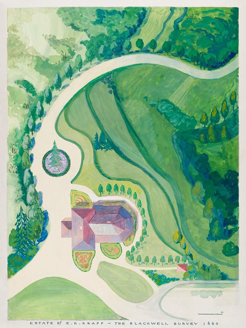 Peter K. Knapp Estate (1936) by George Stonehill. Original from The National Gallery of Art. Digitally enhanced by rawpixel.