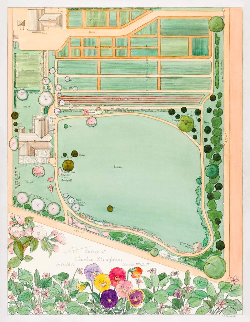 Stoughton Estate (1936) by Virginia Richards. Original from The National Gallery of Art. Digitally enhanced by rawpixel.