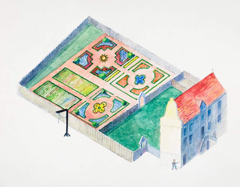 Stuyvesant's Great House (1936) by George Stonehill. Original from The National Gallery of Art. Digitally enhanced by…