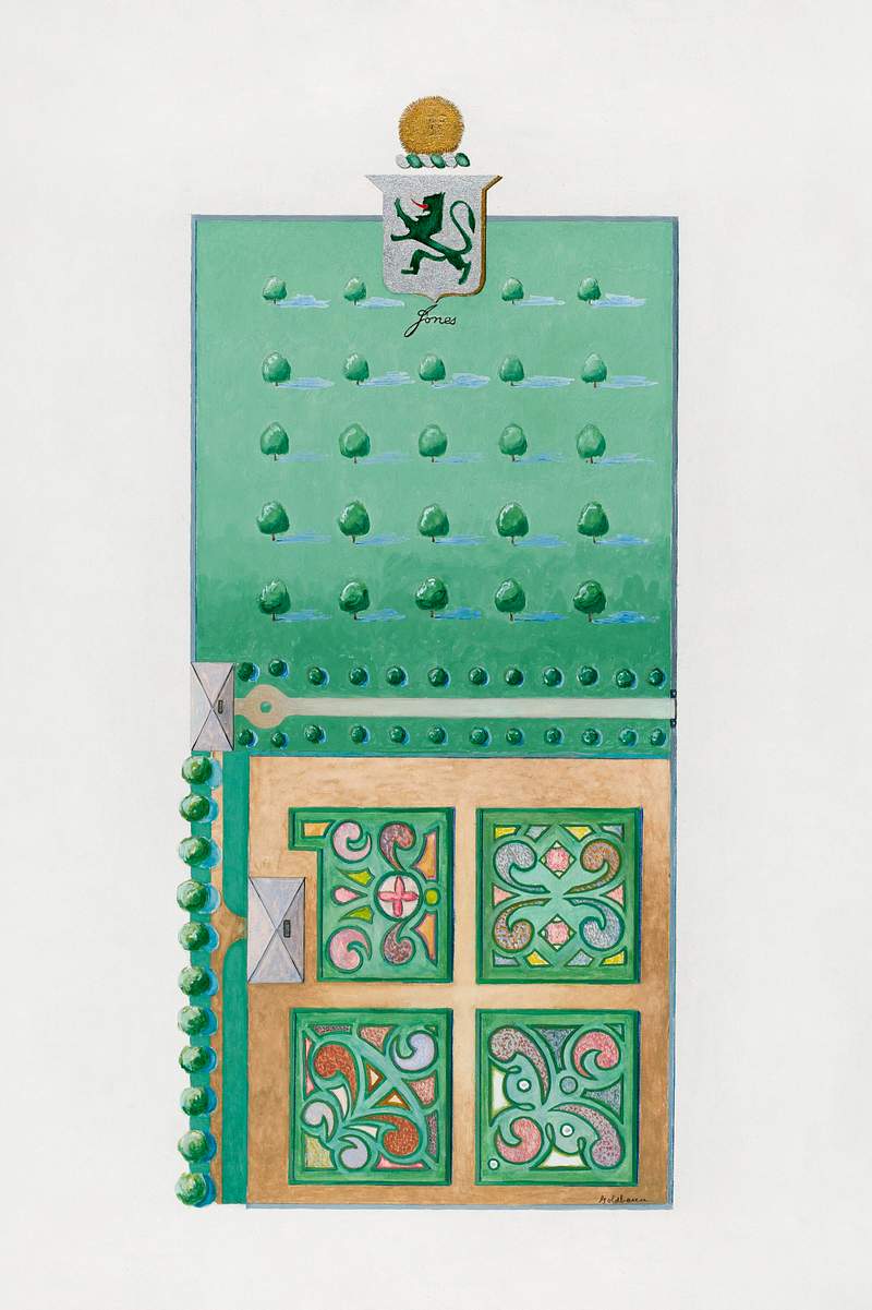 Thomas Jones Estate (1936) by Meyer Goldbaum. Original from The National Gallery of Art. Digitally enhanced by rawpixel.