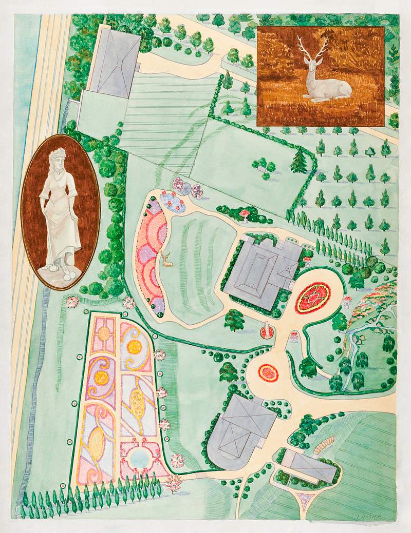 W. A. Wheelock Estate (1936) by Tabea Hosier. Original from The National Gallery of Art. Digitally enhanced by rawpixel.