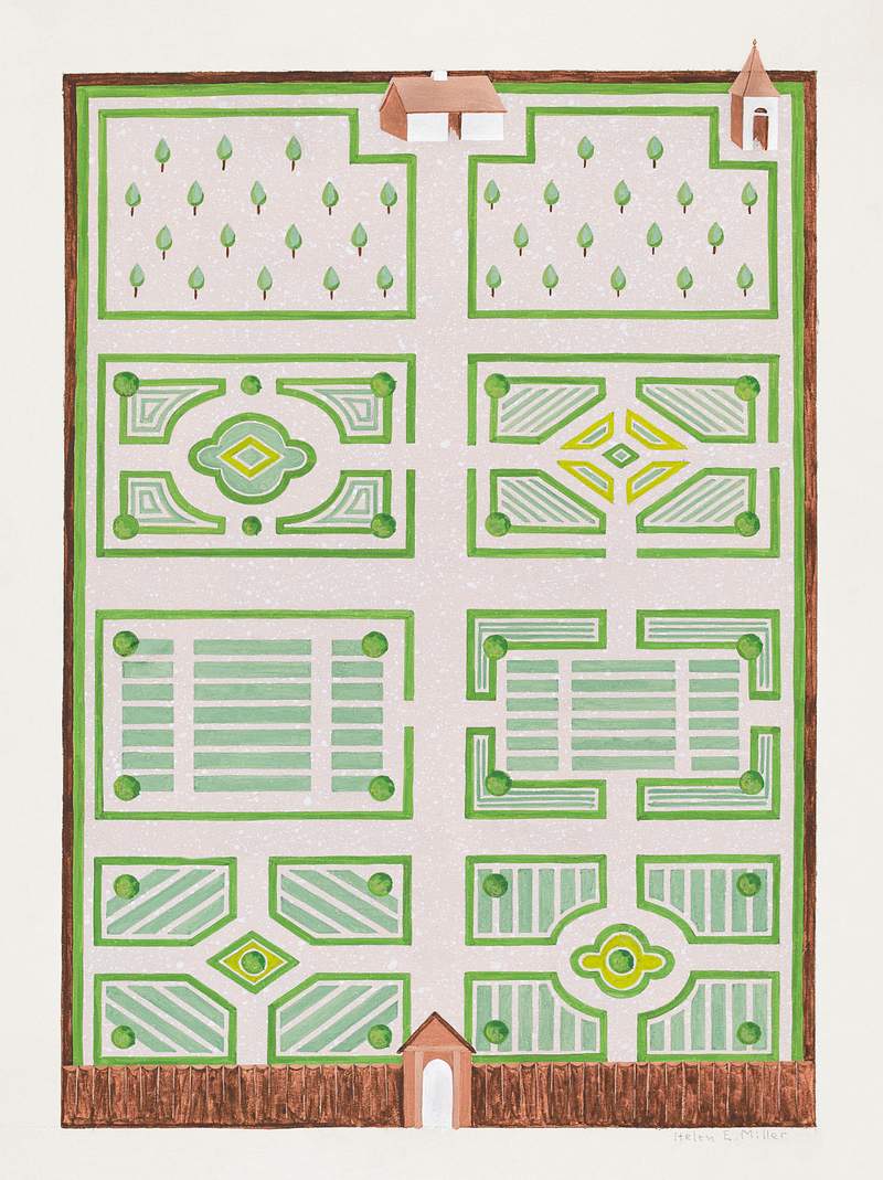 West India Company's Garden (1936) by Helen Miller. Original from The National Gallery of Art. Digitally enhanced by…