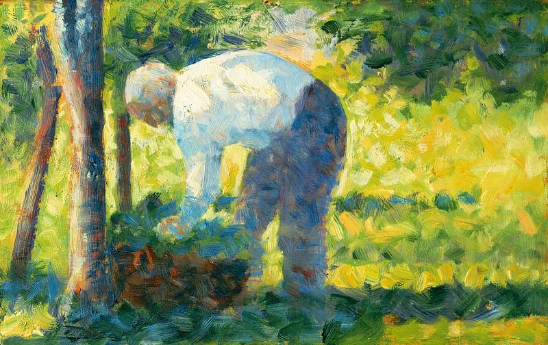 The Gardener (ca. 1882–1883) by Georges Seurat. Original from The MET Museum. Digitally enhanced by rawpixel.