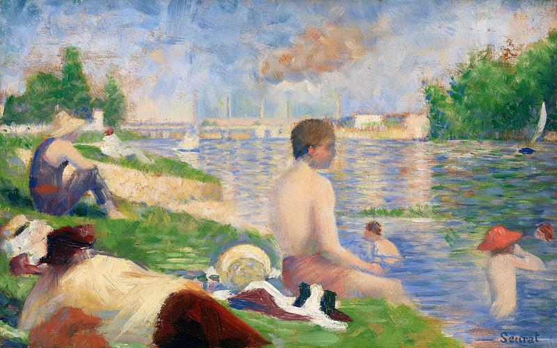 Final Study for Bathers at Asnières Final Study for “Bathers at Asnières” (1883) by Georges Seurat. Original from The Art Institute of…