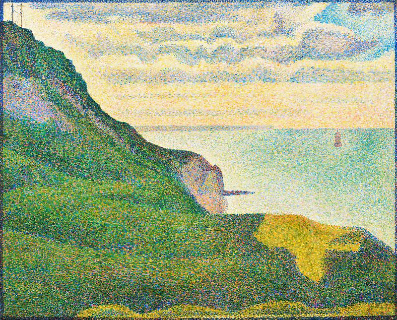 Seascape at Port-en-Bessin, Normandy Seascape at Port-en-Bessin, Normandy (1888) by Georges Seurat. Original from The National Gallery of Art. Digitally enhanced…