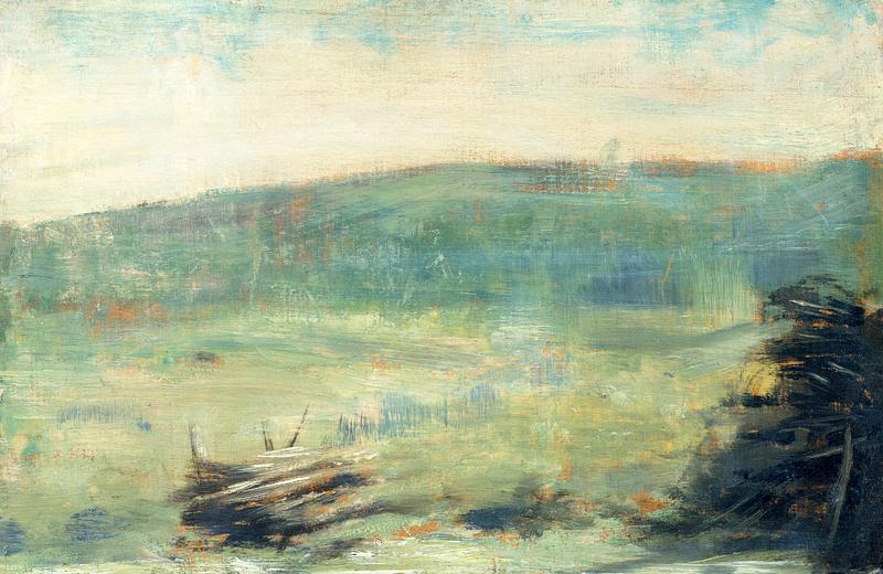 Landscape at Saint-Ouen Landscape at Saint-Ouen (ca. 1886–1888) by Georges Seurat. Original from The MET Museum. Digitally enhanced by…