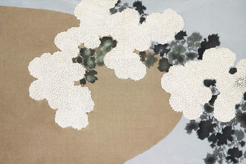 Blossom from Momoyogusa–Flowers of a Hundred Generations (1909) by Kamisaka Sekka. Original from the The New York…