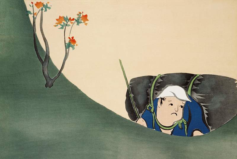 Samurai from Momoyogusa–Flowers of a Hundred Generations (1909) by Kamisaka Sekka. Original from the The New York…