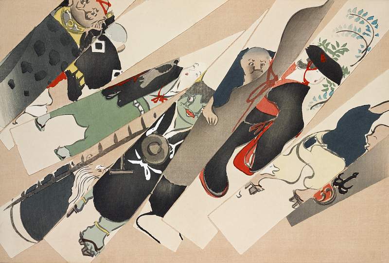 Blades from Momoyogusa–Flowers of a Hundred Generations (ca. 1909–1910) by Kamisaka Sekka. Original from the The…