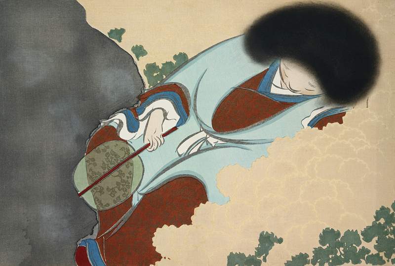 Chrysanthemums from Momoyogusa–Flowers of a Hundred Generations (ca. 1909–1910) by Kamisaka Sekka. Original from…