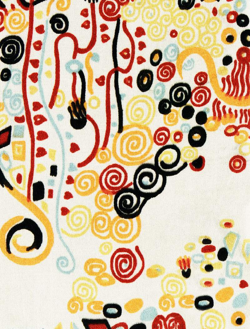 Textile sample (ca. 1920) by Gustav Klimt. Original from The MET Museum. Digitally enhanced by rawpixel.
