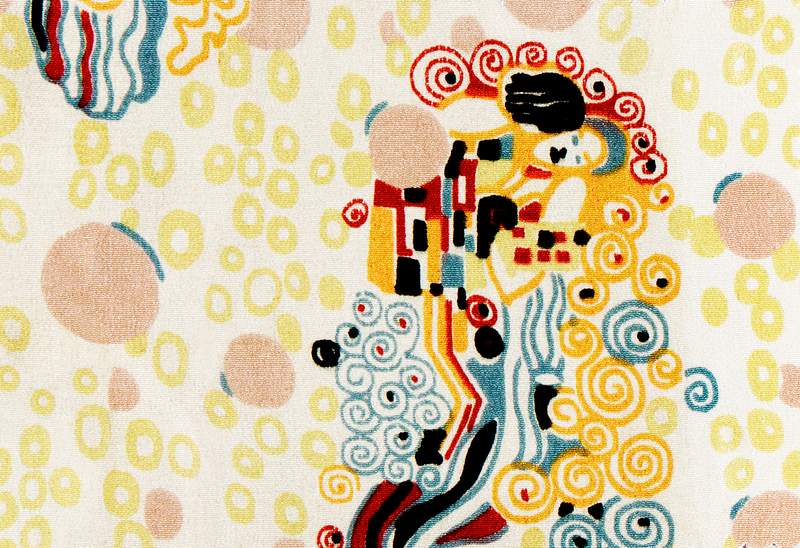 Textile sample (ca. 1920) by Gustav Klimt. Original from The MET Museum. Digitally enhanced by rawpixel.