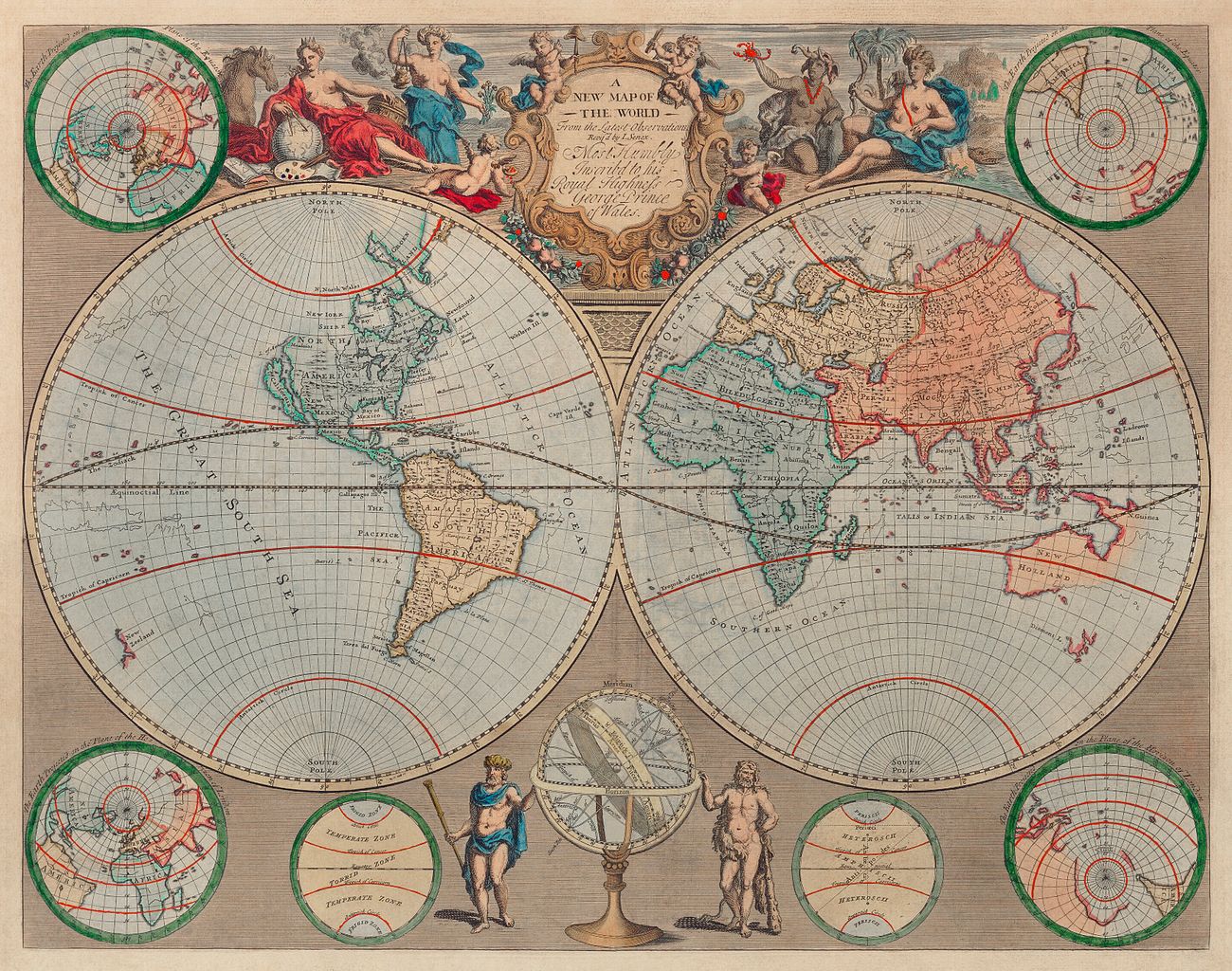 A New Map Of The World Free Public Domain Illustration 2038932 map-of-the-world