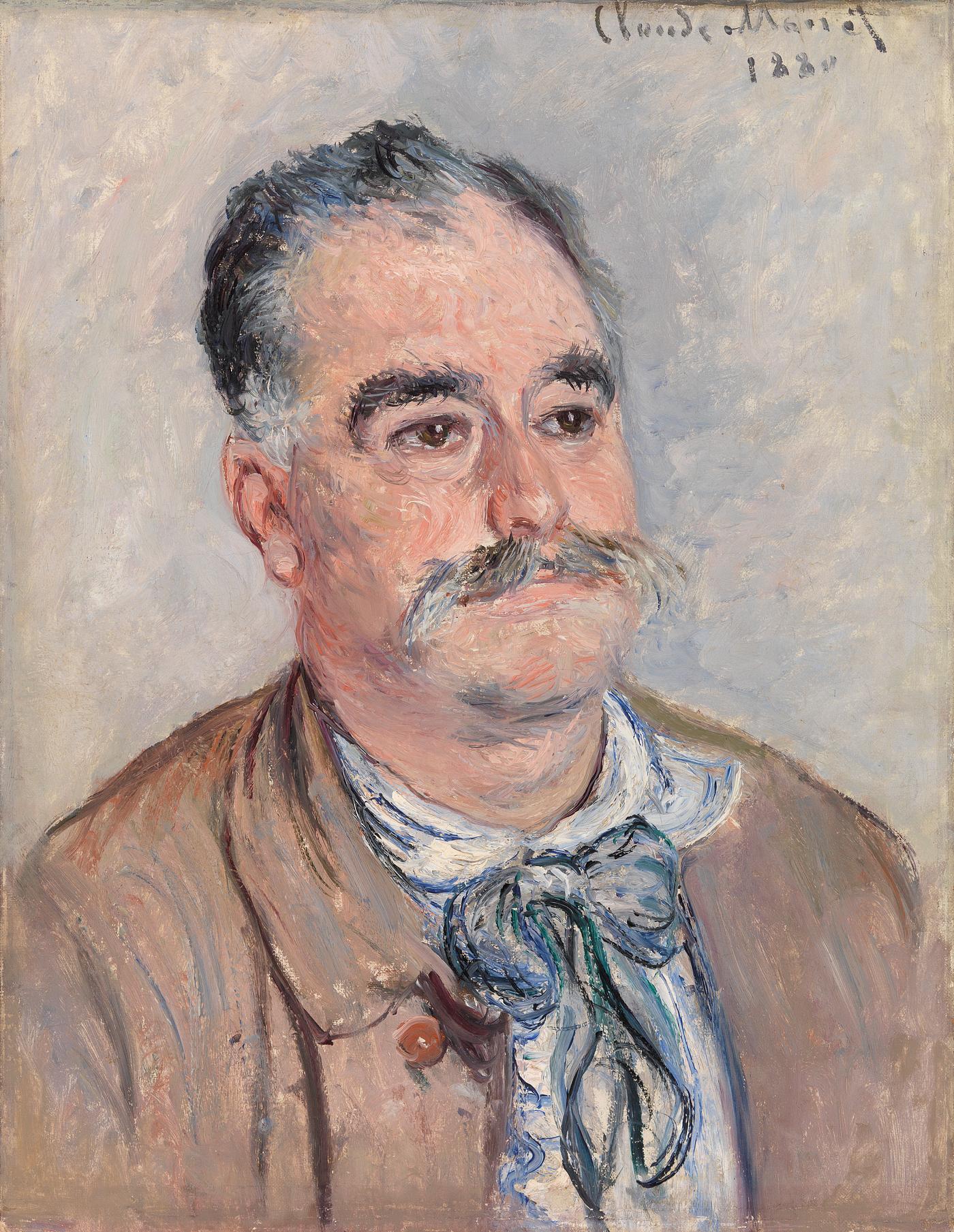 Portrait of Monsieur Coquette, Father (1880) by Claude Monet. Original from the Barnes Foundation. Digitally enhanced by... Portrait of Monsieur Coquette, Father (1880) by Claude Monet. Original from the Barnes Foundation. Digitally enhanced by...